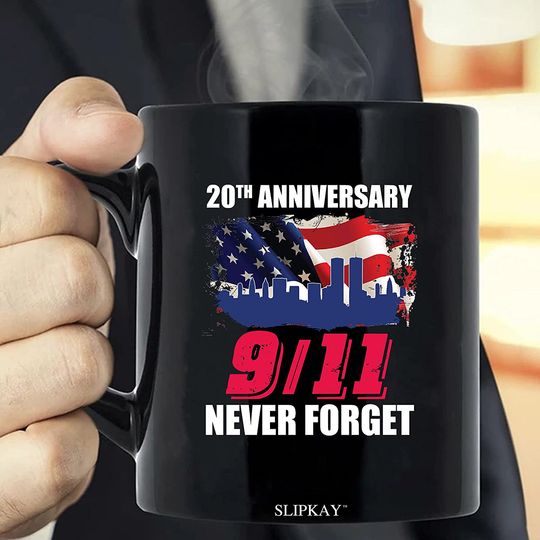 Never Forget 9-11 20th Anniversary Patriot Day 2021 Mug