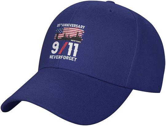 20th Anniversary 9 11 Never Forget Baseball Cap Embroidery Twill Hat for Men Women Casquette Sun Hat