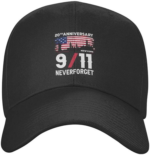 20th Anniversary 9 11 Never Forget Baseball Cap Embroidery Twill Hat for Men Women Casquette Sun Hat