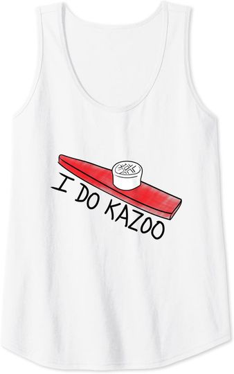 Kazoo Playing Hobby Tank Top