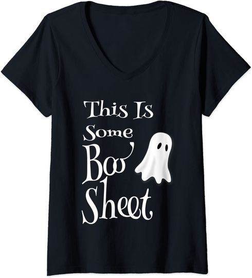 This Is Some Boo Sheet Halloween Pun Design Ghost T Shirt