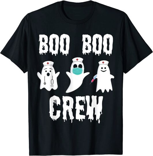 Halloween Nurse Costume Boo Boo Crew T Shirt