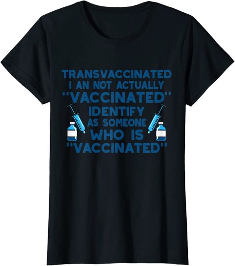 Funny Trans Vaccinated Funny Hoodie