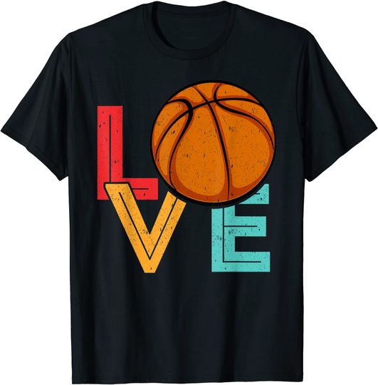 Vintage Basketball Player Retro T Shirt