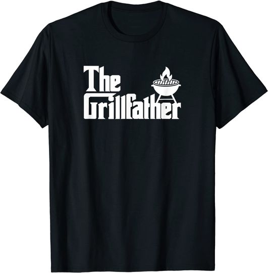 The Grillfather Grandpa BBQ T Shirt