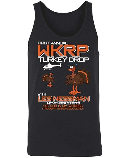 WKRP Turkey Drop First Annual Tank Top