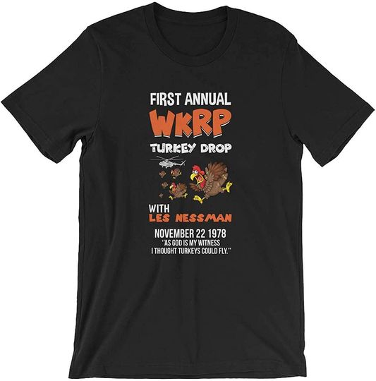 First Annual WKRP Turkey Drop T Shirt