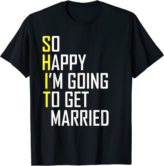 Wedding Gift Sarcastic Groom Bride Engagement Wedding T Shirt