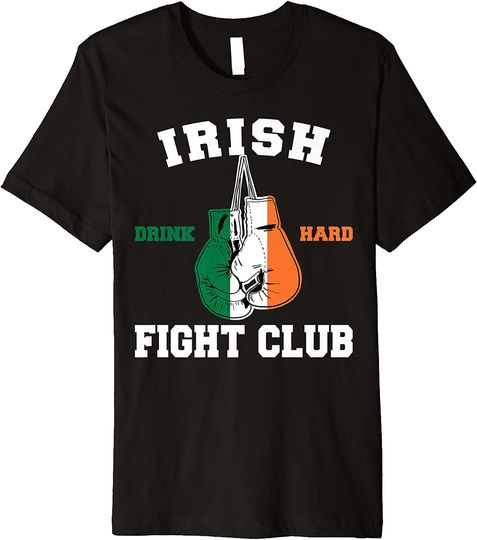 Irish Fight Club funny Irish Boxing Premium T Shirt