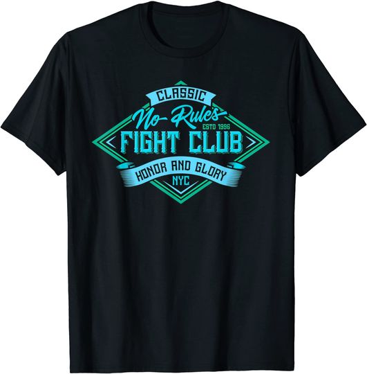 Classic No Rules Fight Club T Shirt