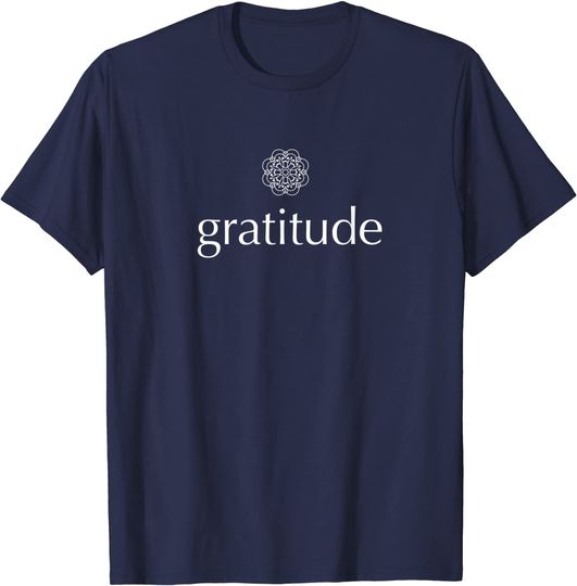 Gratitude Mindful Mandala T Shirt