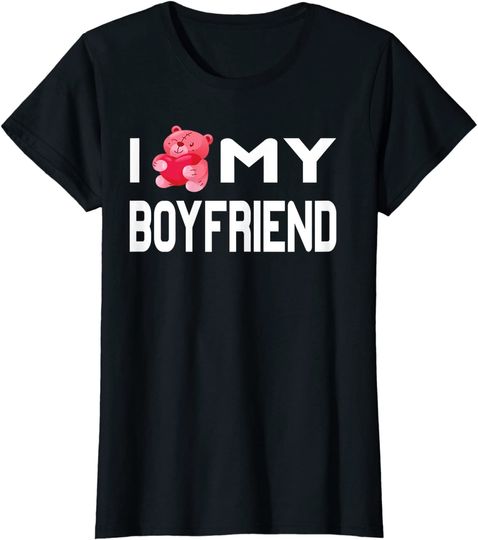 I Love My Boy Friend T-Shirt