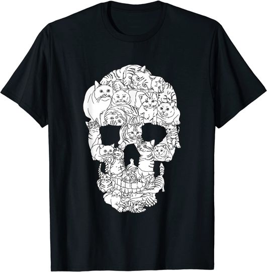 Cat Skull Halloween Long Sleeves