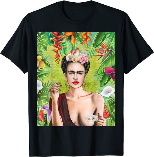 Graphic Fridas Vintage Arts Kahloss Painting Artist T-Shirt