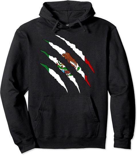 Mexican Flag Mexico Pullover Hoodie