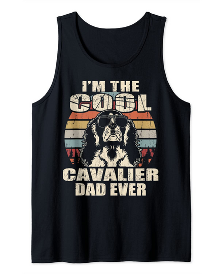 I'm The Cool Cavalier Dad Ever Vintage Tank Top
