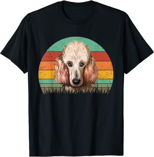Retro Poodle Dog Vintage Style T Shirt