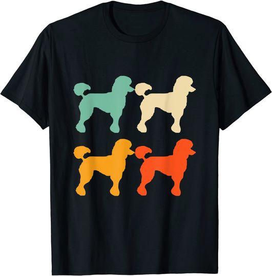 Poodle Retro T Shirt