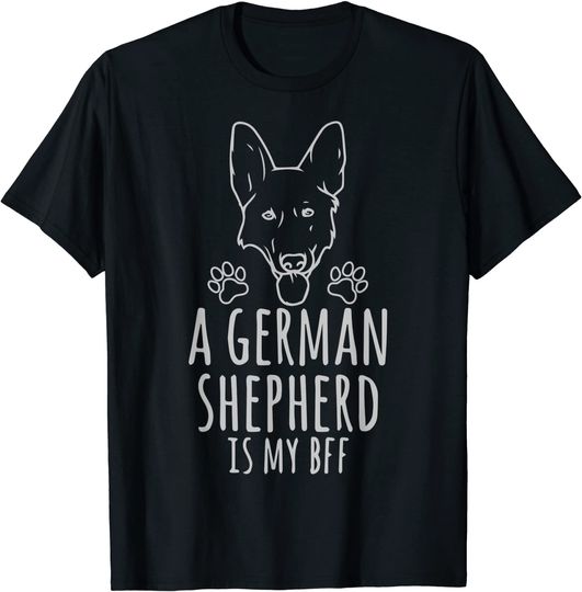 A German Shepherd Is My Friend Dog T Shirt