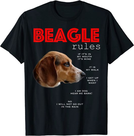 Rules For The Owner Of A Beagle T Shirt