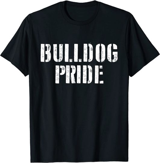 Bulldog Pride T Shirt for any Sports Fan School Spirit T Shirt