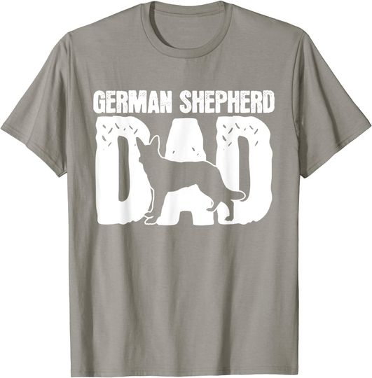 German Shepherd Dad Dog Lover T Shirt