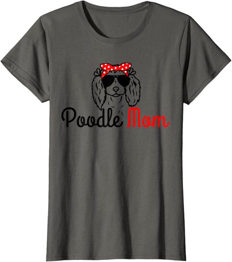 Poodle Mom Vintage T Shirt