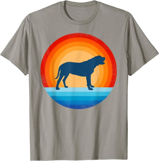 English Mastiff Vintage 60s 70s Sunset T-Shirt