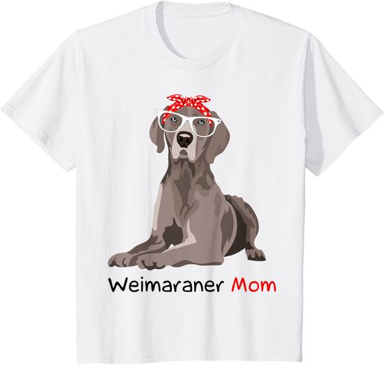 Weimaraner Mom Bandana Womens Weimaraner Dog T Shirt
