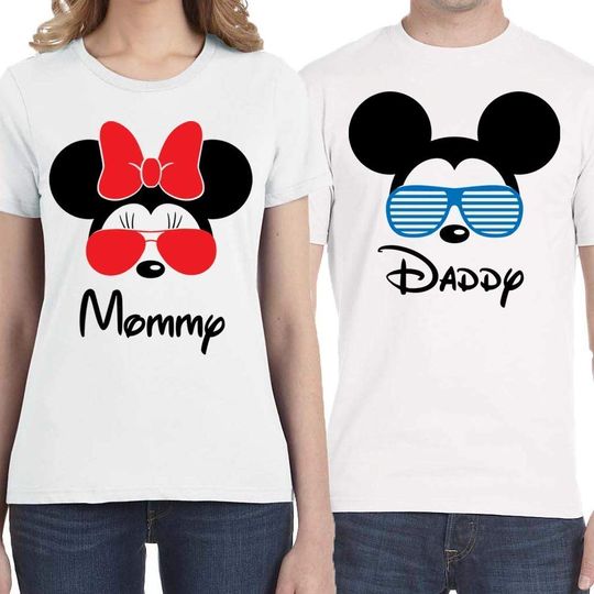 Magic Kingdom Mickey Minnie Ears Matching Family Vacation Disney T Shirt