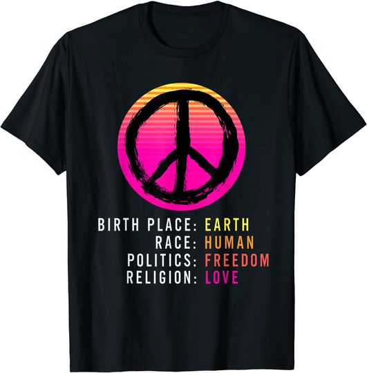 Birthplace Earth-Race Human-Equality T-Shirt