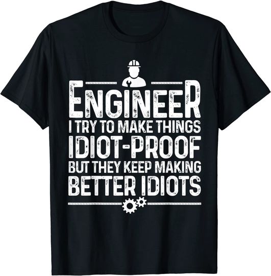 Funny Engineer Cool Engineering Mechanic T-Shirt