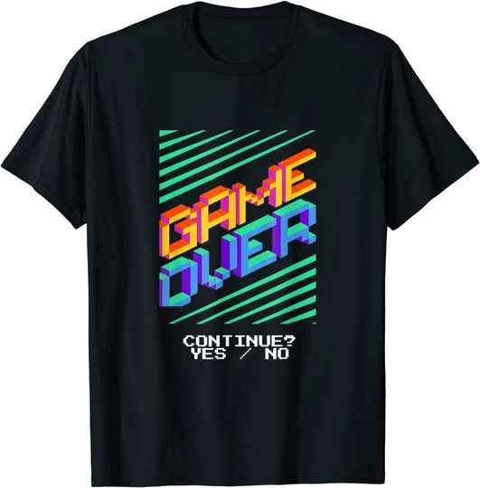 Game Over Continue YES / NO T-Shirt