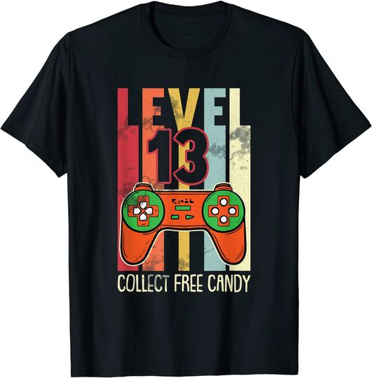 Level 13 Lazy Halloween Costume 13th Birthday Teen-ager T-Shirt