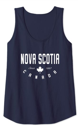 CA Nova Scotia Canada Canadian Maple Leaf Tank Top