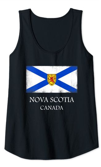 Nova Scotia Canada Day Canadian Provincial Flag Tank Top