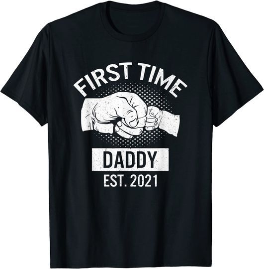 First Time Daddy EST 2021 Cool T-Shirt