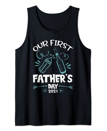 Our First Fathers Day Tank Top