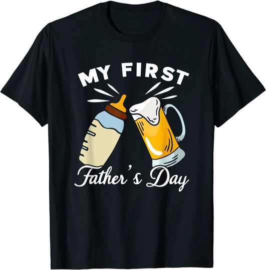 My First Fathers Day Funny Dad T-Shirt