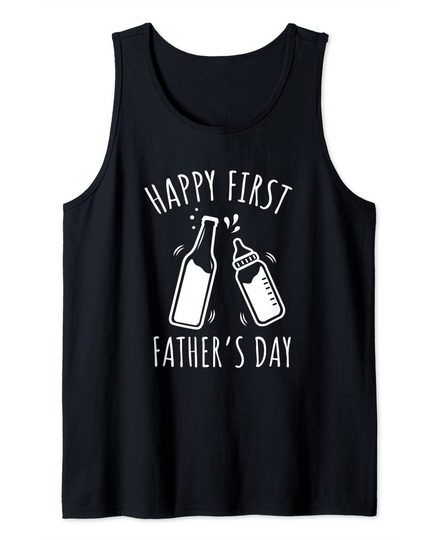 Happy First Fathers Day Tank Top