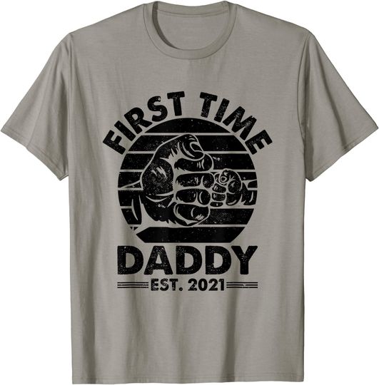 First Time Daddy Est 2021 T-Shirt