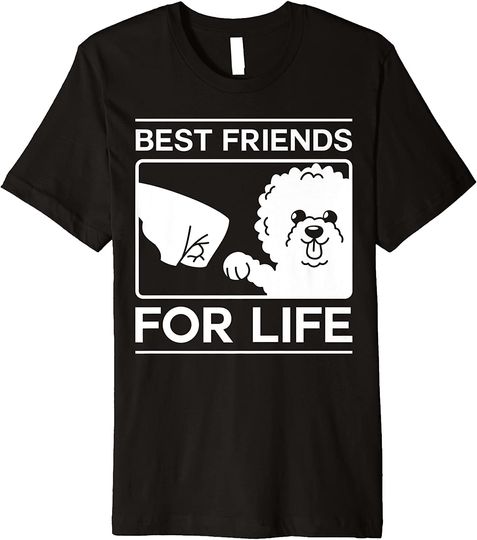Best Friends For Life Bichon Frise Dog Owner Christmas Shirt