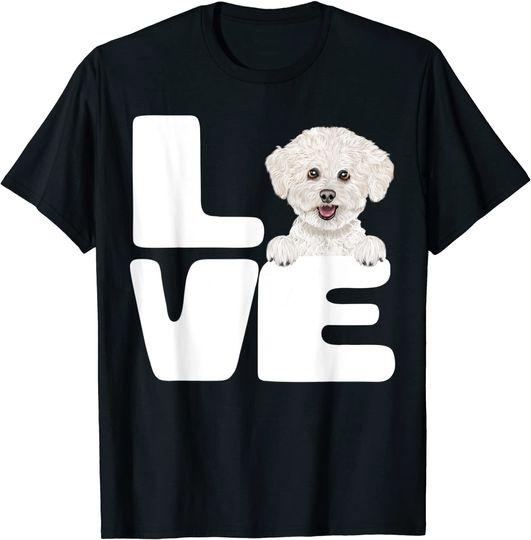 I Love My Bichons Frise Dog Lover T Shirt