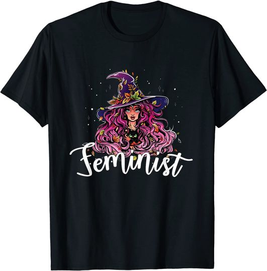 Feminist Witch Feminism Women Rights Equality Emancipation T-Shirt