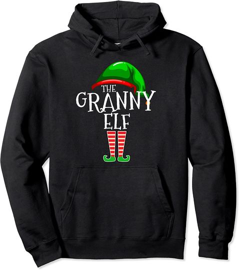 The Granny Elf Family Matching Group Pullover Hoodie
