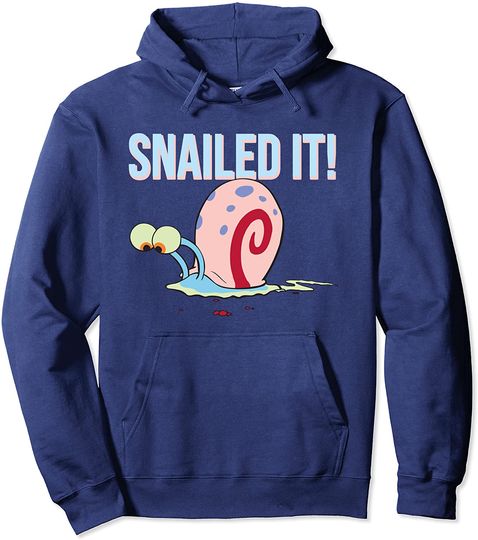 Gary the Snail Snailed It! Pullover Hoodie