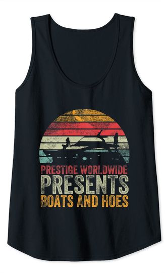 Vintage Prestige Worldwide Boats And Hoes Tank Top