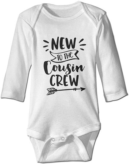 Baby Cool New to The Cousin Crew Bodysuit Long Sleeve