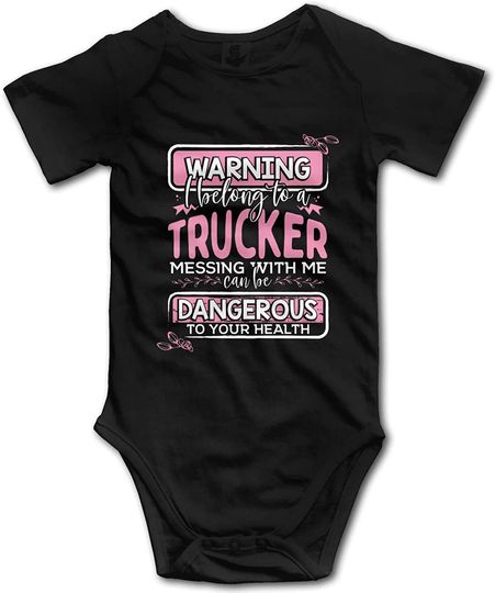 Trucker Baby Mixed With Me Bodysuit Baby