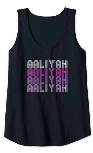 Aaliyah - Girls Name Birthday Gift Tank Top